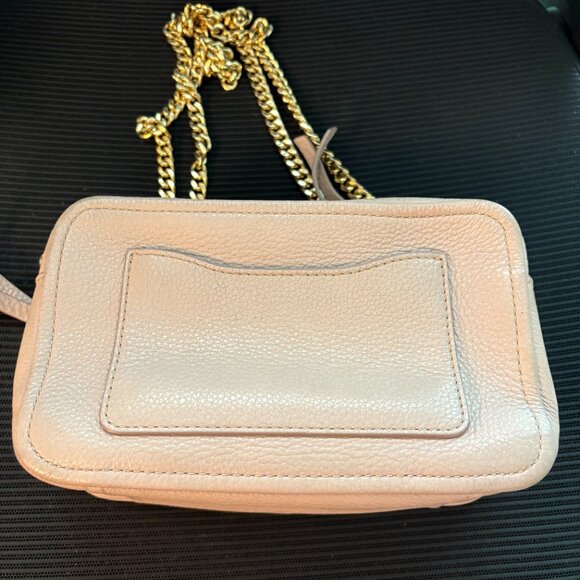 Marc Jacobs The Snapshot Small Elevated Crossbody Bag RARE Pink with Gold Chain - Picture 4 of 9